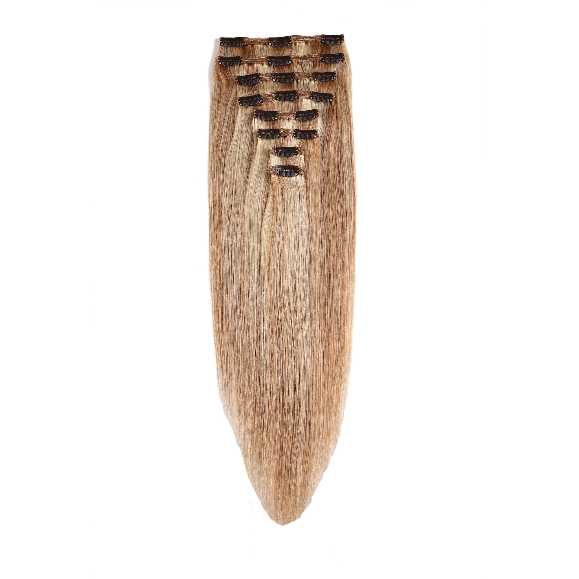 S Noilite 100 Remy Human Hair Real Thick Clip In Human Hair Extension 8 Pcs Brown Bleach Blonde 14 120g Walmart Com Walmart Com - 100 human hair tape in extensions roblox hair extensions