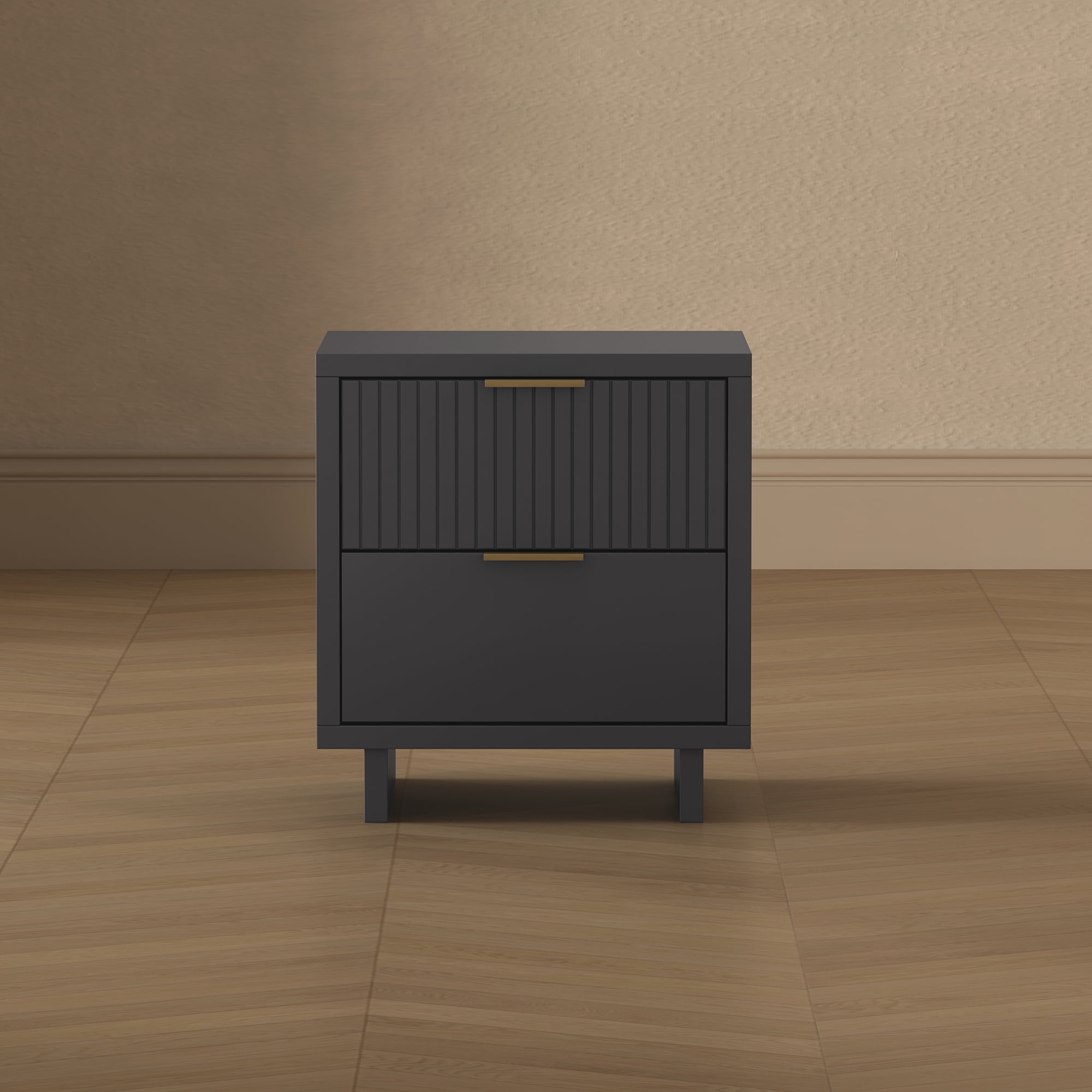 Nightstand Charcoal Gray
