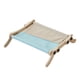 thumbnail image 1 of Hamaca para gato con ventana para gato, duradera con marco de madera, cama para gato que ahorra espacio, salón para gatito, gato, siesta, tomar el sol gris azul, 1 of 9