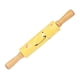 thumbnail image 2 of Rodillo de amasar multifuncional para hornear con poste extendido para pastel de cocina casera amarillo, 2 of 10