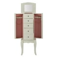 thumbnail image 4 of Pemberly Row Contemporary Wood Jewelry Armoire in White, 4 of 13