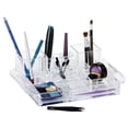 thumbnail image 1 of Caboodles Crystal Clear Two Tower Cosmetic Tray, 1 of 4