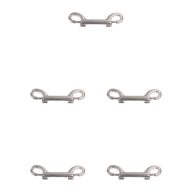 Soidarity Perno Gancho a presión Acero inoxidable de alta resistencia Ganchos de doble extremo Clips de metal agrícola Correa de agua Cadena de Type2 NO2