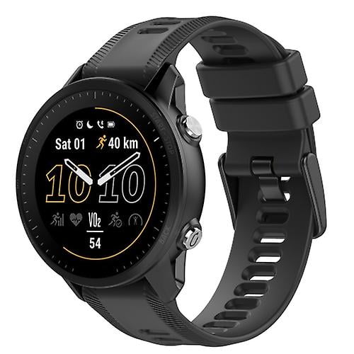 For Garmin Descent G1 22mm Solid Color Silicone Watch Band