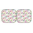 thumbnail image 7 of Xecao Cute Flamingo for Foldable Car Sun Shades (2-Pack) offer sun protection with an easy-fold design for convenient windshield shading., 7 of 7