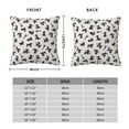 thumbnail image 3 of Rateoe Poodle Dog Pattern Throw Pillow Cover Premium Pillow Stuffer Sham Square for Decorative Cushion Bed Couch Sofa(Pillow insert not included), 3 of 8