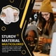 thumbnail image 3 of Unisex Kitchen Front Bolsets Delantal Grasa a prueba de ropa Chef cocinar BIB al aire libre BBQ Server Artist Bakery Restaurante Gadgets Gray Eigraketly HA010194-01, 3 of 6