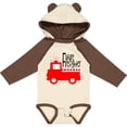 thumbnail image 3 of Inktastic Future Firefighter Cute Red Firetruck Boys or Girls Long Sleeve Baby Bodysuit, 3 of 5