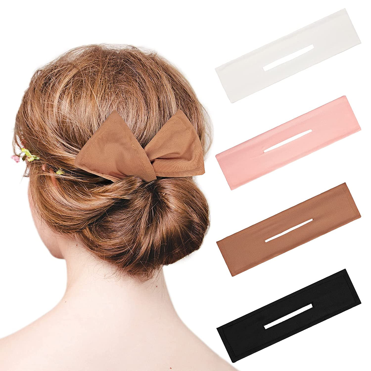 Hair Bun Maker 4 Pieces Deft Hair Bun Maker Doughnut Hair Bun French Hairstyle, Flexible Twist Hair Tool,Fashion Hairstyle Hair Maker for Woman & Girls Kids Hair Bun Maker 4 Pieces Deft Hair Bun Maker Doughnut Hair Bun French Hairstyle, Flexible Twist Hair Tool,Fashion Hairstyle Hair Maker for Woman & Girls Kids