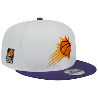 New Era Phoenix Suns White/Purple Team Mascot Undervisor 9FIFTY Snapback Hat