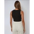 thumbnail image 4 of Halter Neck Knitted Crop Tank Top, 4 of 4