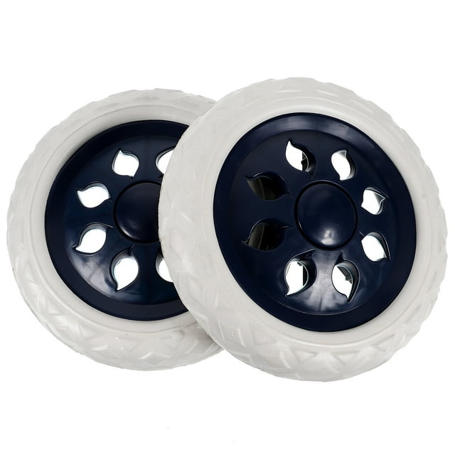 Milisten 2 Pcs Roues de Chariot de Courses Roulettes de Chariot de Remplacement