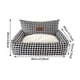 thumbnail image 2 of Xihbxyly Cama de Invierno para Mascotas, Acolchado Suave, Bordes Elevados para Mayor Soporte Cervical, Forma de Sofá Acogedor, Tela Gruesa Autocalentable, Alivio Del Dolor Articular, Uso En Interiore, 2 of 3
