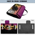 thumbnail image 4 of SEANATIVE Golf Cart Seat Cover, Universal for 2-Seater Club Car DS/Precedent, Portable Lightweight Golf Cart Bench Seat Covers with 4 Storage Pockets, Female Skeleton Palm Tree Sunset Print, 4 of 7