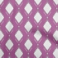 thumbnail image 1 of oneOone Polyester Lycra Violet Blue Fabric Ikat Sewing Material Print Fabric By The Yard 56 Inch Wide, 1 of 5