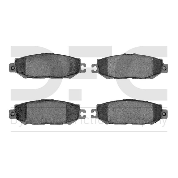 Dynamic Friction Company 5000 Advanced Brake Pads - Ceramic 1551-0613-00-Rear Set For 1993-2000 Lexus LS400