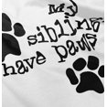 thumbnail image 5 of Siblings Have Paws Funny Animal Pet Romper Boys or Girls Infant Baby Brisco Brands 6M, 5 of 7