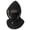 Black, variant on Winter Hats for Men, Double-Layer Fleece Hood with Integrated Face Cover, Soft Windproof Warmth for Cold Weather Outdoor Hiking