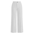 thumbnail image 6 of Taqqpue Women Oversize Pants Drawstring High Elastic Waistbant Boho Palazzo Pants Loose Fit Lounge Pants Solid Color Straight Wide Leg Pants with Pockets for Women, 6 of 8