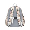 thumbnail image 3 of Chihuahua and Flower Florals Backpack for School,Cute School Bag,Schoolbag with Adjustable Shoulder Straps & Padded Back,13.4"x11"x4.7", 3 of 6