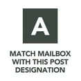 thumbnail image 4 of Architectural Mailboxes Elite Galvanized Steel, Medium, Post-Mount Mailbox in Black, 4 of 6
