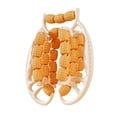 thumbnail image 3 of Herramienta de abrazadera de abrazadera de piernas circulares de de rodillos musculares portátiles portátiles de mano para viajar a mano Naranja, 3 of 8