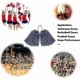 thumbnail image 4 of 12 Pack Pom Poms Cheerleading Metallic Foil Cheer Pom Poms With Plastic Handles For Cheering Squard Team Spirit Sports, 4 of 4