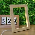 thumbnail image 4 of Miangastore Desktop Picture Frame Rectangular Wood Photo Holder 1Pack 9.3x7.3in, 4 of 8