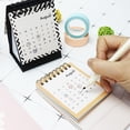 thumbnail image 3 of Advancent 2022-2023 Año Calendario de pie Escritorio de oficina Mesita de noche Agosto a diciembre Papel Horario diario Planificador de Decoración Decoración del hogar Raya negra Advancent HA065389-01, 3 of 6