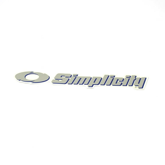 Briggs & Stratton OEM 1722551SM Decal-Simplicity Silv
