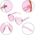 thumbnail image 3 of Heart-shaped Sunglasses Party Sunglasses$candy Color Love Heart-shaped Sunglasses$carnival Party Heart-shaped Sunglasses Rimless Sunglasses-colorl, 3 of 3