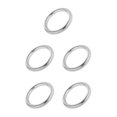 thumbnail image 2 of Redempat Solid 304 Stainless Steel Webbing Strapping Craft DIY Welded O Ring Silver 30x8mm 5Set, 2 of 6