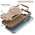 thumbnail image 3 of Decase Magnetic Case for iPhone 17 Pro Max,Hard Hard PC+TPU Dual-Layer Hybrid Case with Stand, Compatible with Mag-Safe,Built in Kickstand, Military Grade Drop Protection Shockproof Case,Desert, 3 of 7