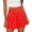 Red, variant on TinyBloomm 2023 Women's Dress Floral Skirt High Waist Umbrella Skirt Zipper Chiffon Printed Skirt Raffia Table Skirt, Size M
