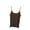 Coffee, variant on ZVNAΖH Women's Camisole Tank Top Undershirt Spaghetti Strap Basic Camisoles Comfy Solid Summer Layer Tops Sleepwear