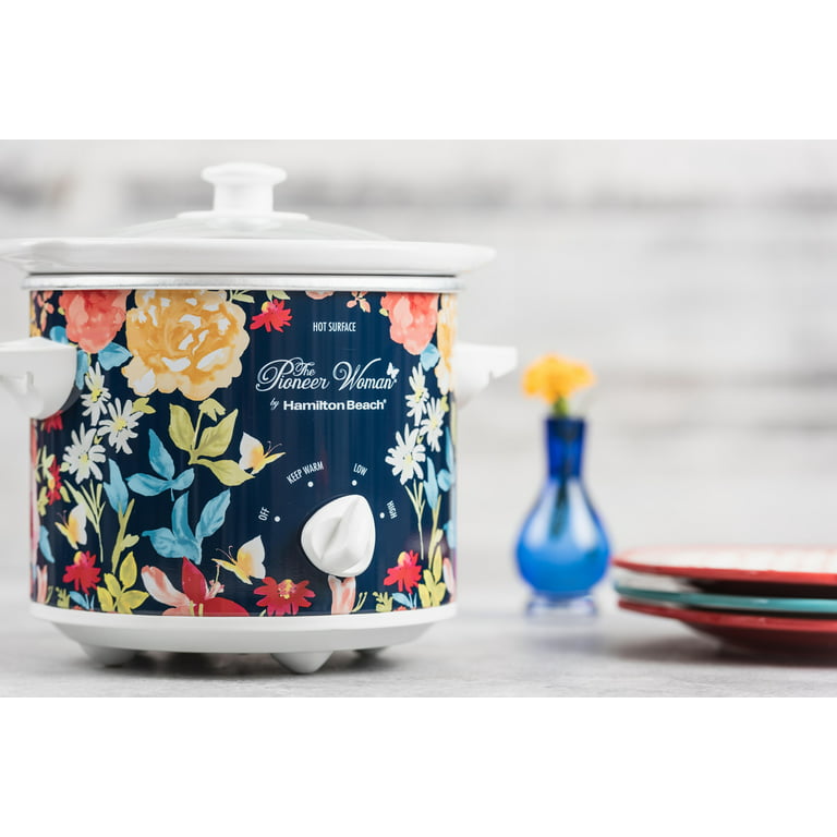 The Pioneer Woman Slow Cooker 1.5 Quart Twin Pack, Fiona Floral