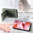 thumbnail image 5 of ELEHOLD Case for Google Pixel 9 / 9 Pro, RFID Blocking Slim PU Leather Wallet Case with Card Holder & Kickstand,Green, 5 of 11