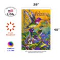 thumbnail image 4 of Toland Home Garden 109459 Hummingbird Home 28 x 40 Inch Decorative, House Flag (28" x 40"), 4 of 4