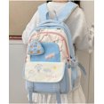 thumbnail image 2 of LHSHID Kawaii Backpack for Girls Teen Middle School College Daypack for Travel Casual Bookbag with Cute Pendant (Yellow), 2 of 6