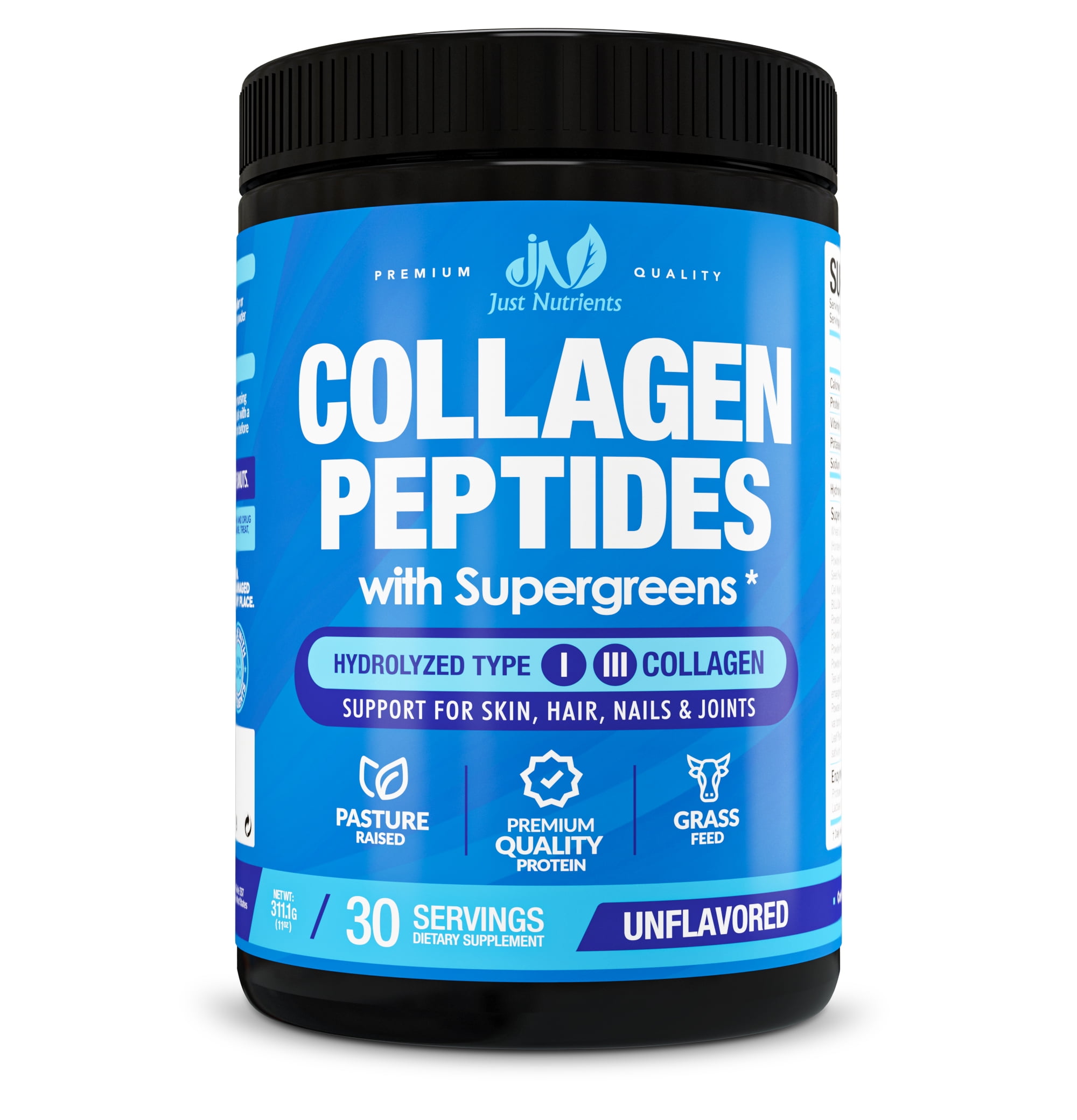 Collagen Peptides Powder with Super Greens Superfoods, Digestive