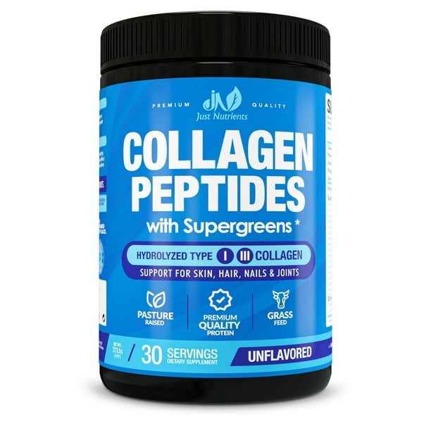 Collagen Peptides Powder with Super Greens Superfoods, Digestive