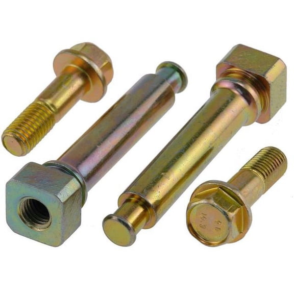 Front Disc Brake Caliper Guide Pin Kit - Compatible with 2006 - 2013 Chevy Impala 2007 2008 2009 2010 2011 2012