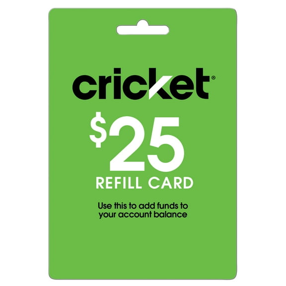 Cricket Wireless $25 e-PIN Top Up (Email Delivery)
