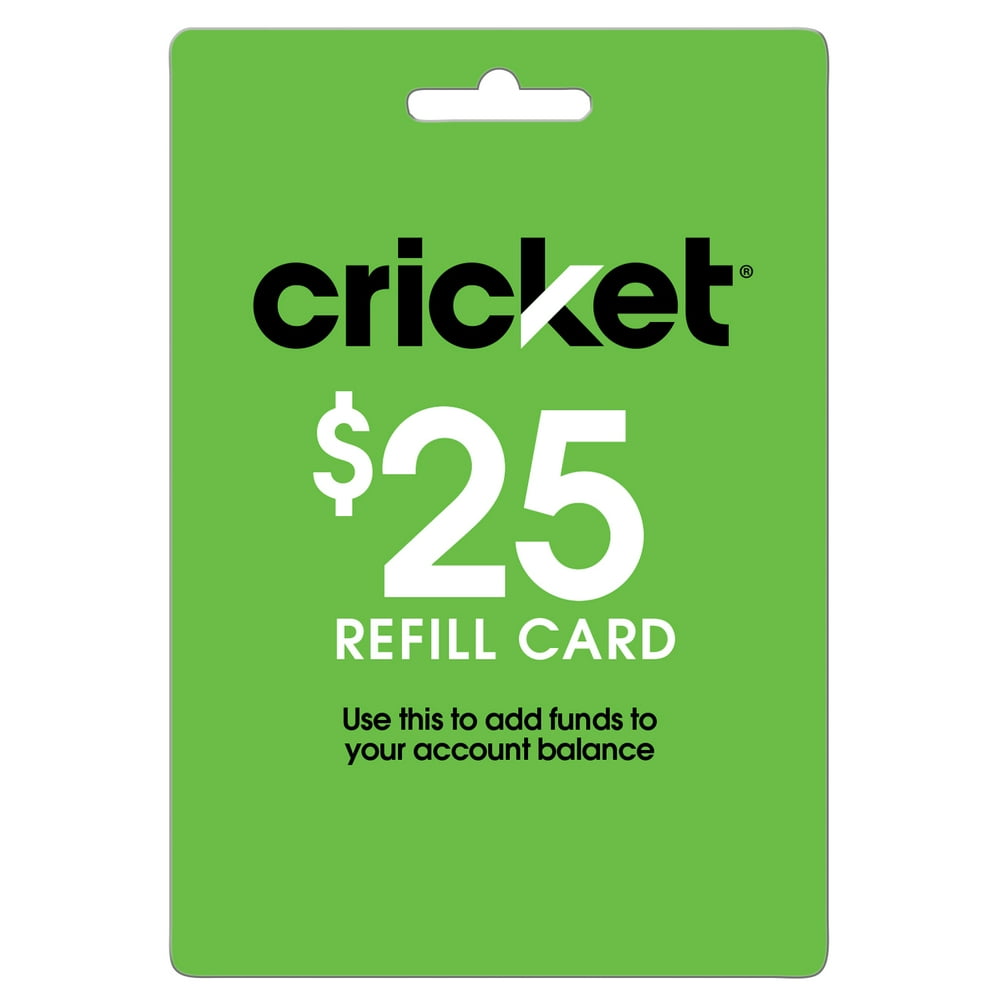 Cricket Wireless 25 ePIN Top Up (Email Delivery)