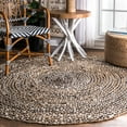 thumbnail image 4 of nuLOOM Glinda Natural Fiber Jute Area Rug, 3' x 5', Black, 4 of 4