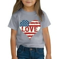 thumbnail image 4 of hengsof Boys Patriotic Holiday Themed Short Sleeve T-Shirt Children Independence Day Summer Cotton Crew Neck Top for Celebrations, 4 of 8