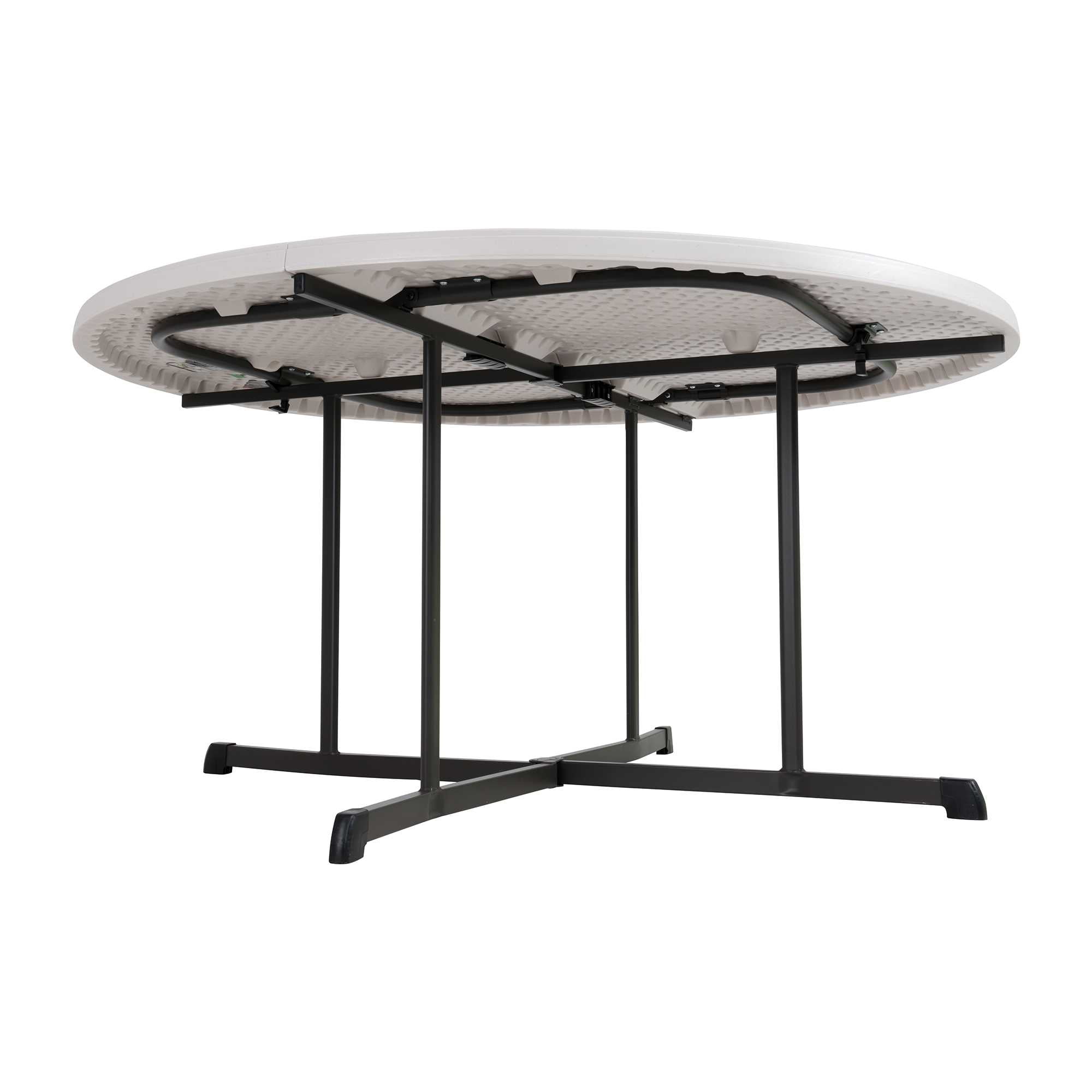 Lifetime 60 Inch Round Fold In Half Table Commercial 80806 Walmart Com Walmart Com