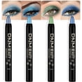 thumbnail image 1 of Set de lápices en barra para sombra de ojos evpct, azul crema, 4 unidades, impermeables, 1 of 7