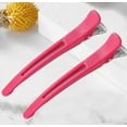 thumbnail image 1 of 6 pinzas para el cabello profesionales para peinar la sección, pinzas para el cabello antideslizantes y sin rastro con banda de silicona, pinzas para cortar el cabello en el salón y el hogar para, 1 of 3
