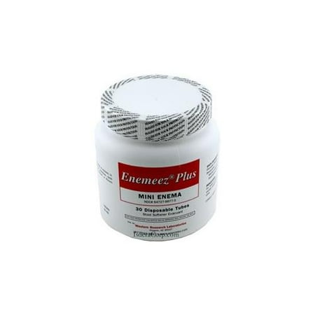 5 Pack Enemeez Plus Mini Enema with Anesthetic 30 Single use Enemas Each